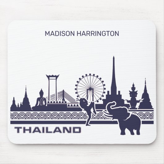 Individuelle Name Thailand Mousepad (Vorne)