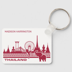 Individuelle Name Thailand Schlüsselanhänger