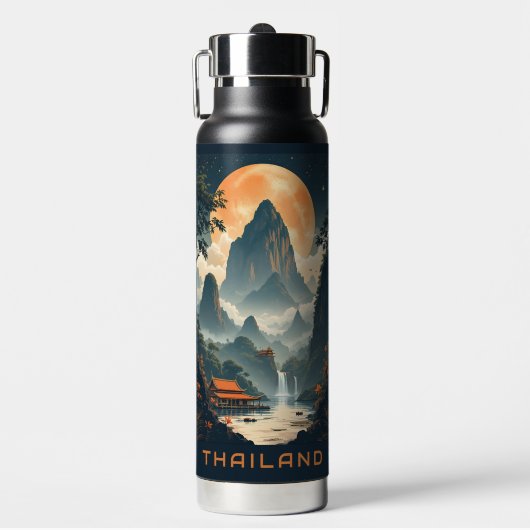 Individuelle Name Thailand Trinkflasche (Vorderseite)