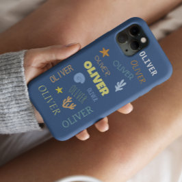 Individuelle Name Theme Beach Starfish Case-Mate iPhone Hülle