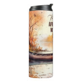 Individuelle Name Thermal Tumbler mit Psalm 56:3 Thermosbecher (Nach links gedreht)