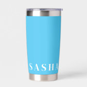 Individuelle Name Thermal Tumbler Thermobecher (Links)