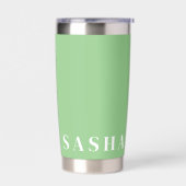 Individuelle Name Thermal Tumbler Thermobecher (Links)