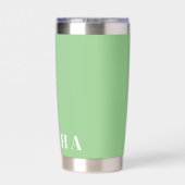 Individuelle Name Thermal Tumbler Thermobecher (Rückseite)