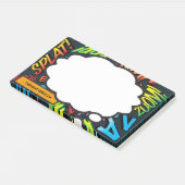 Individuelle Name Think Bubble Fun Comic Book Post-it Klebezettel (angewinkelt)