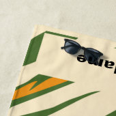 Individuelle Name Tiger Animal Print Summer Beach Strandtuch (Beispiel)