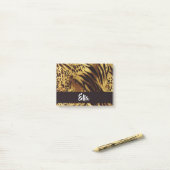 individuelle Name-Tigerhaut Post-it Klebezettel (Auf Schreibtisch)