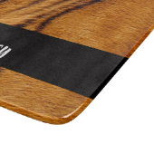 Individuelle Name-Tigerhaut Schneidebrett (Ecke)