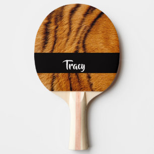 Individuelle Name-Tigerhaut Tischtennis Schläger