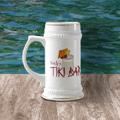 Individuelle Name Tiki Bar Bierglas
