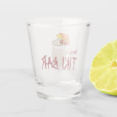 Individuelle Name Tiki Bar Schnapsglas (Rückseite)