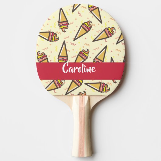Individuelle Name Tischtennis Schläger (Vorderseite)