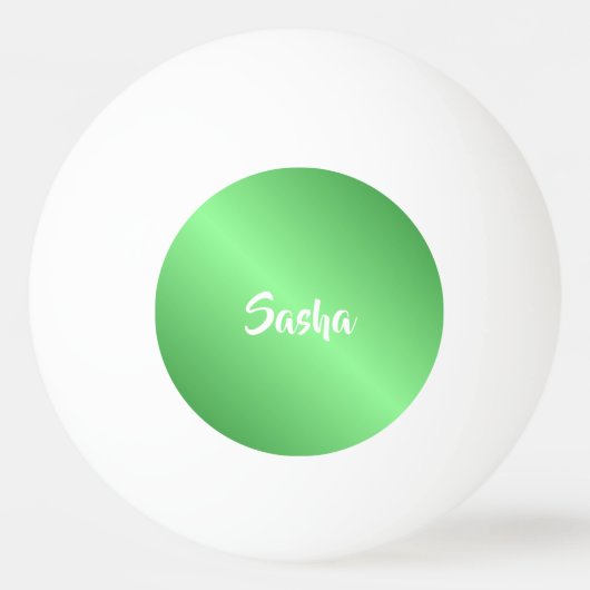 Individuelle Name Tischtennisball (Vorderseite)