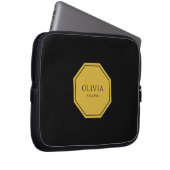 Individuelle Name & Titel 10" Neoprenschlauch Laptopschutzhülle (Vorne Rechts)