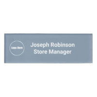 Individuelle Name Titel Logo Dusty Blue