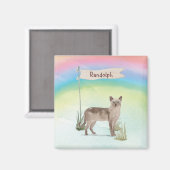 Individuelle Name Tonkinese Cat Pet Magnet (Vorderseite/Rückseite)