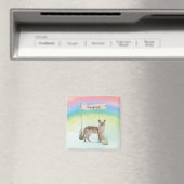 Individuelle Name Tonkinese Cat Pet Magnet (In Situ (Geschirrspüler))