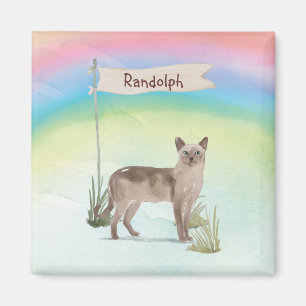 individuelle Name Tonkinese Cat Pet Magnet