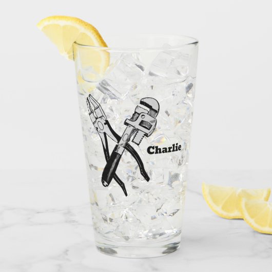 INDIVIDUELLE NAME TOOLS GLAS (Vorderseite Ice)