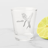 INDIVIDUELLE NAME TOOLS SCHNAPSGLAS (Rückseite)