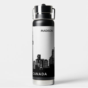 Individuelle Name Toronto Silhouette Trinkflasche