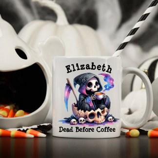 Individuelle Name tot vor Kaffeehausen Weihnachten Kaffeetasse