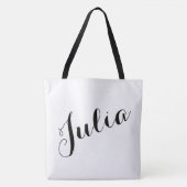 individuelle Name-Totbeutel Tasche (Vorderseite)