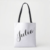 individuelle Name-Totbeutel Tasche (Vorderseite)