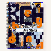 Individuelle Name Tradition trifft Radiance Notebo Notizblock (Vorderseite)