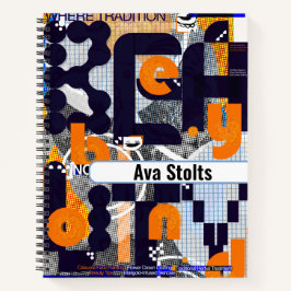 Individuelle Name Tradition trifft Radiance Notebo Notizblock