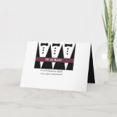 INDIVIDUELLE NAME Trauzeuge Einladung (Rückseite)