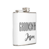 Individuelle Name Trauzeuge Flasche Flachmann (Rechts)