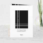 Individuelle Name Trauzeuge Hochzeit Danke G431 (Rückseite)