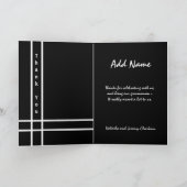 Individuelle Name Trauzeuge Hochzeit Danke G431 (Innenseite)