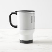 Individuelle Name Trauzeuge Travel Mug Reisebecher (Links)