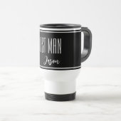 Individuelle Name Trauzeuge Travel Mug Reisebecher (VorderseiteRechts)