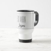 Individuelle Name Trauzeuge Travel Mug Reisebecher (VorderseiteRechts)
