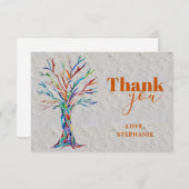 Individuelle Name Tree of Life Rust Danke (Vorne/Hinten)