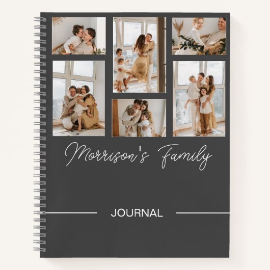 Individuelle Name Trendy Moderne Drehbücher und Fo Notizblock (Vorderseite)