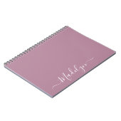 Individuelle Name Trendy Moderne Schrift Stilvolle Notizblock (Linke Seite)