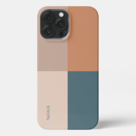 Individuelle Name Trendy Natural color palette ele iPhone 13 Pro Max Hülle