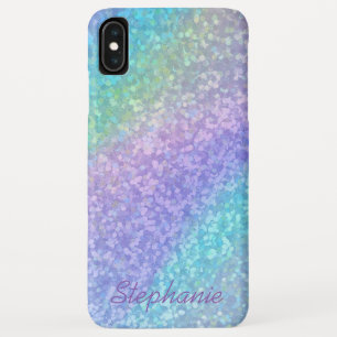 Individuelle Name Trendy Rainbow Glitzer Apple Case-Mate iPhone Hülle