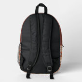 Individuelle Name Tribal Aztec Muster Bedruckter Rucksack (Rückseite)