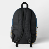 Individuelle Name Tribal Aztec Muster Bedruckter Rucksack (Rückseite)