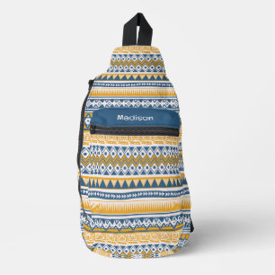Individuelle Name Tribal Aztec Muster Crossbody Bag