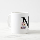 Individuelle Name Trinkbehälter Kaffeetasse (Vorderseite Links)