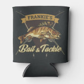 Individuelle Name Trophy Fishing Angler Bait Tackl Dosenkühler (Vorderseite)