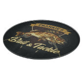 Individuelle Name Trophy Fishing Angler Bait Tackl Schneidebrett (Ecke)
