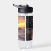 Individuelle Name Tropical Beach Sunset Trinkflasche (Rechts)