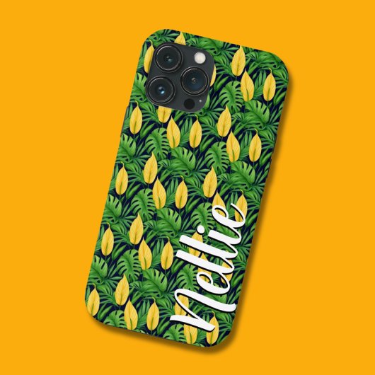 Individuelle Name Tropical Bold Blume - Handy Case